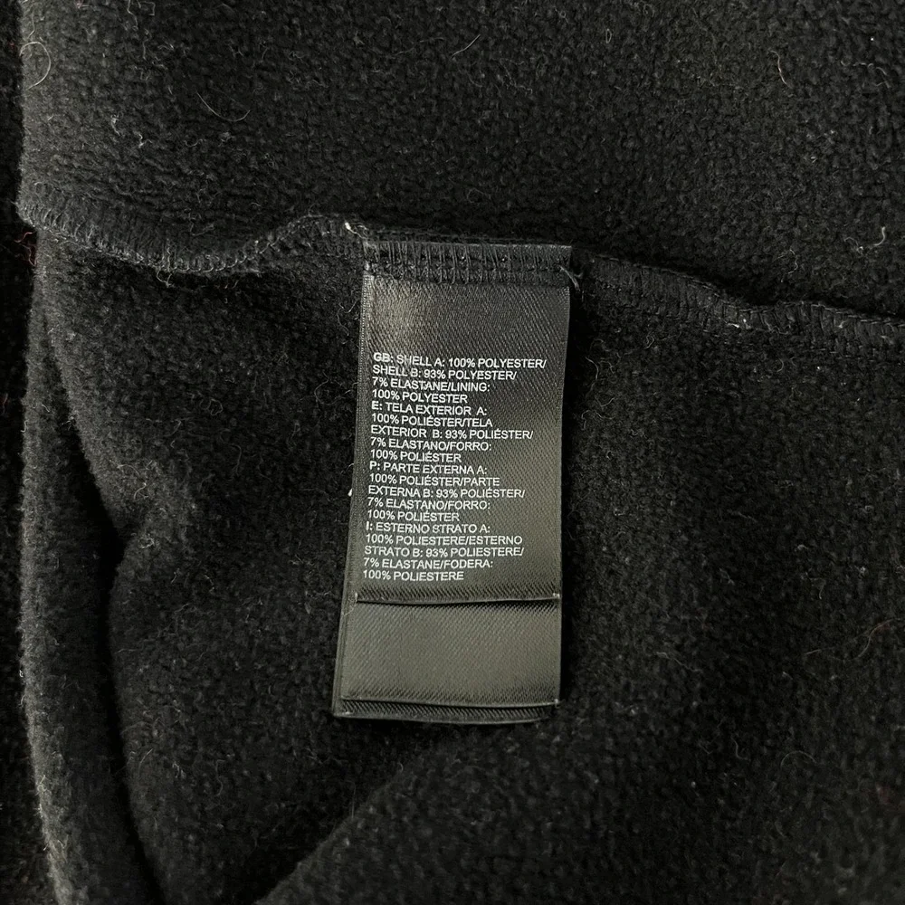The North Face‎ 1/2 Zip Pullover Sweatshirt Men's L Black Zip Pocket TNF Logo